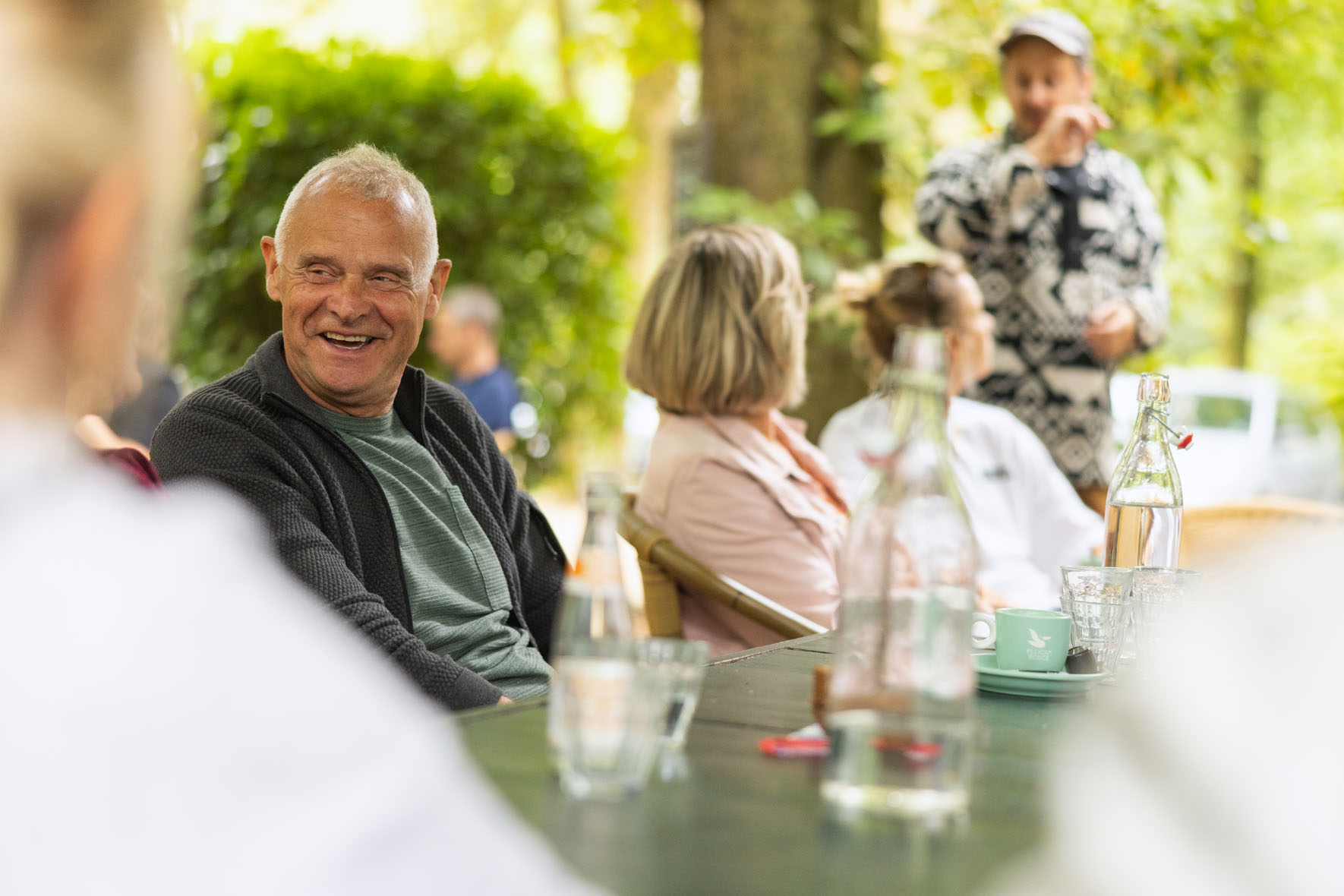 Gezellig op terras