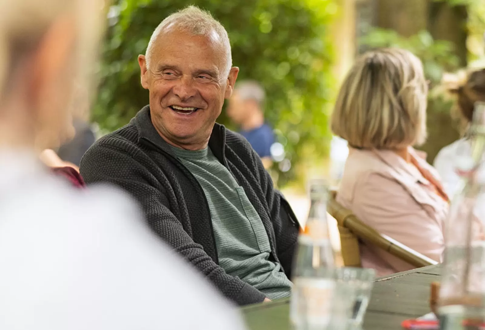 Gezellig op terras