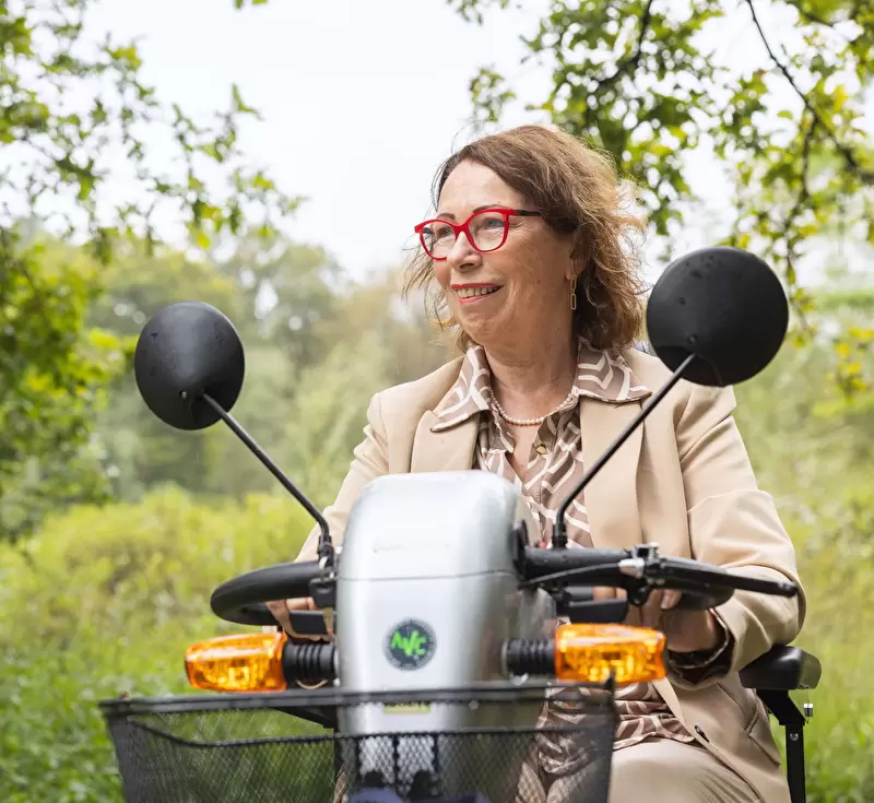Scootmobiel genieten