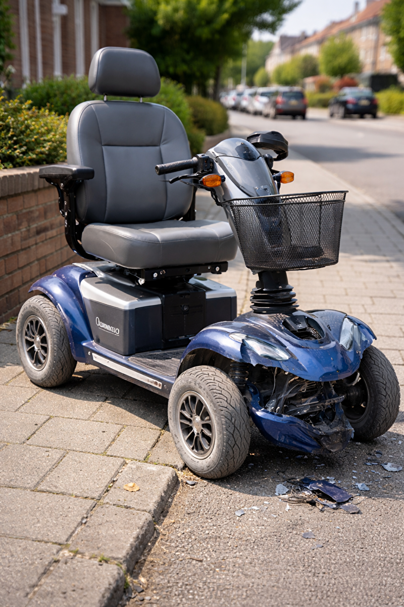 scootmobiel schade