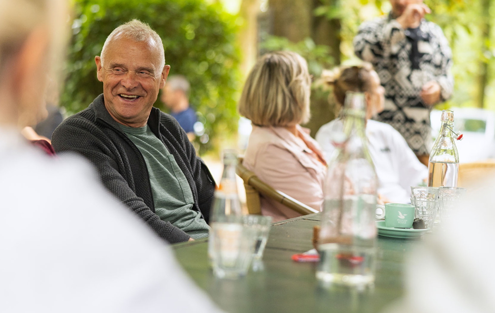 Gezellig op terras