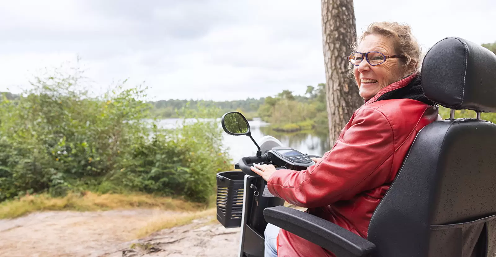 Lekker buiten met de scootmobiel