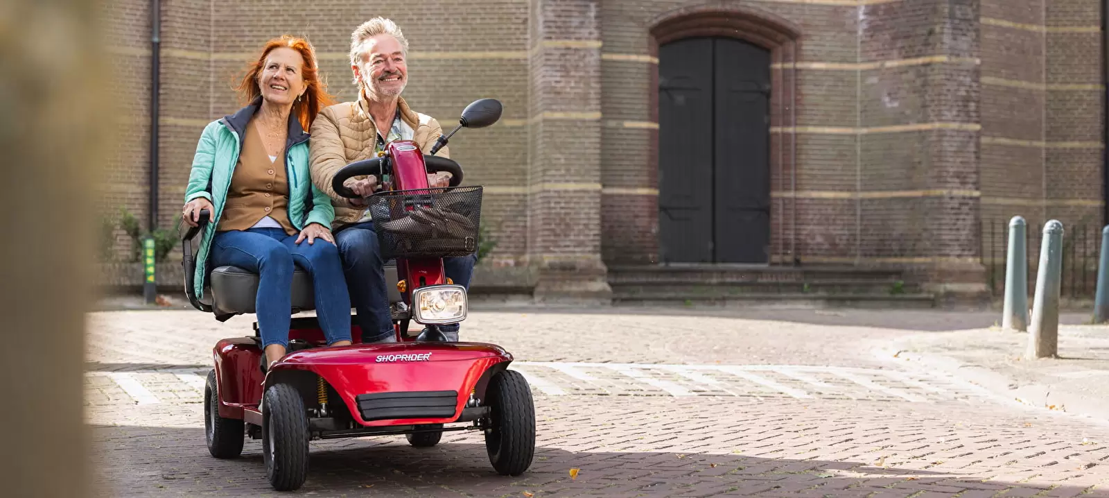 Rijden bij de kerk