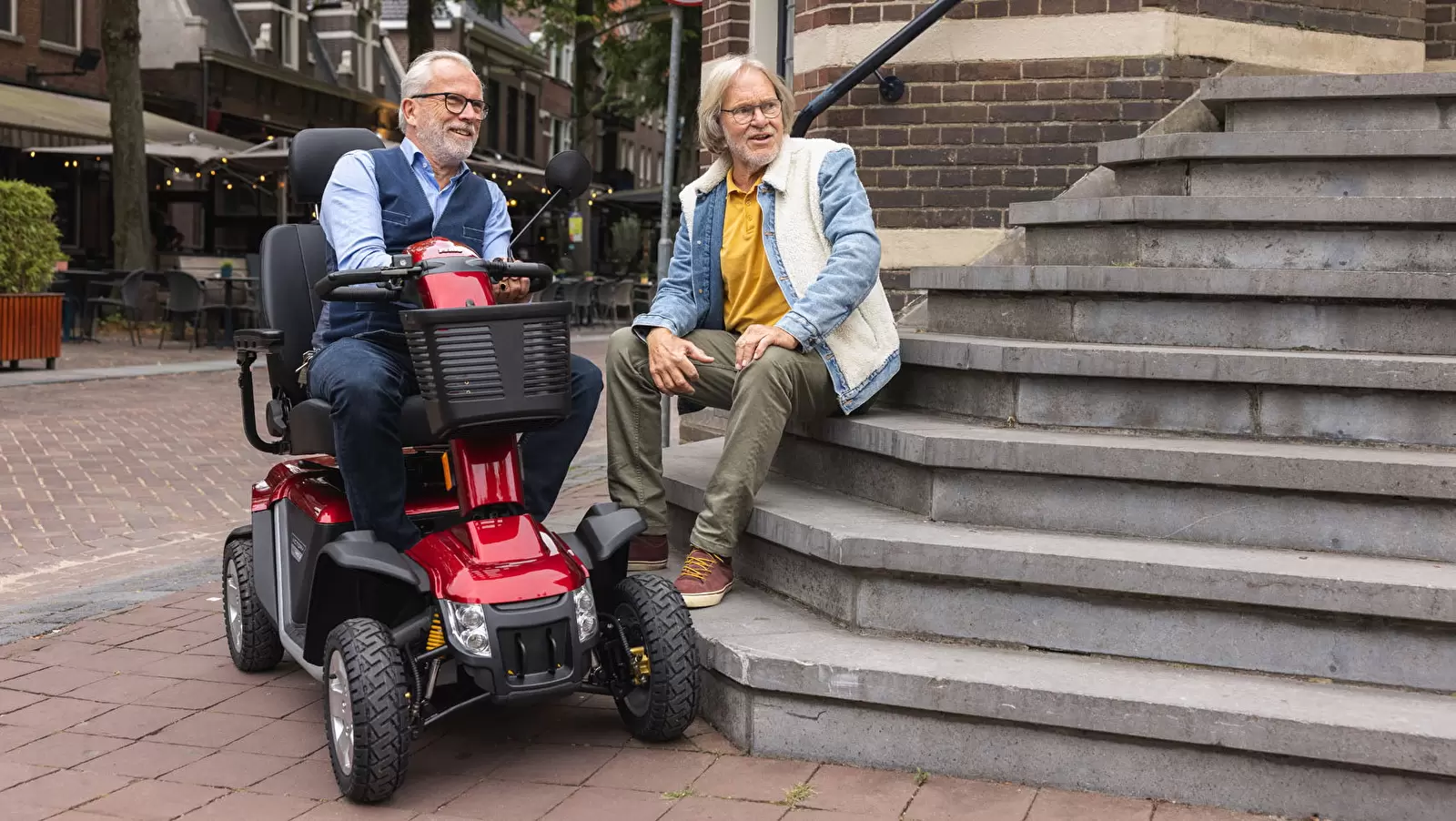 Scootmobiel stadsrit