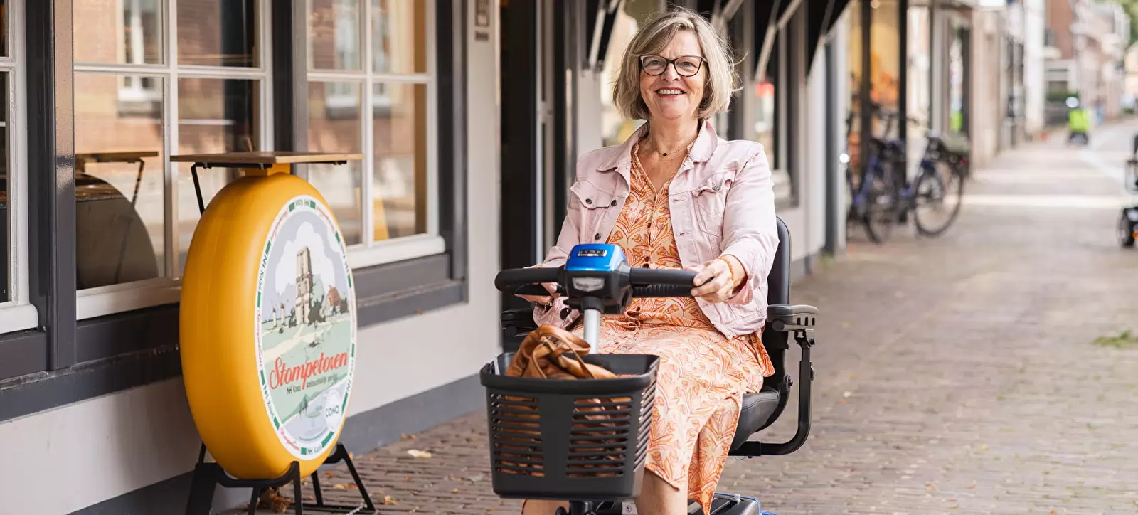 Scootmobiel boodschappen doen