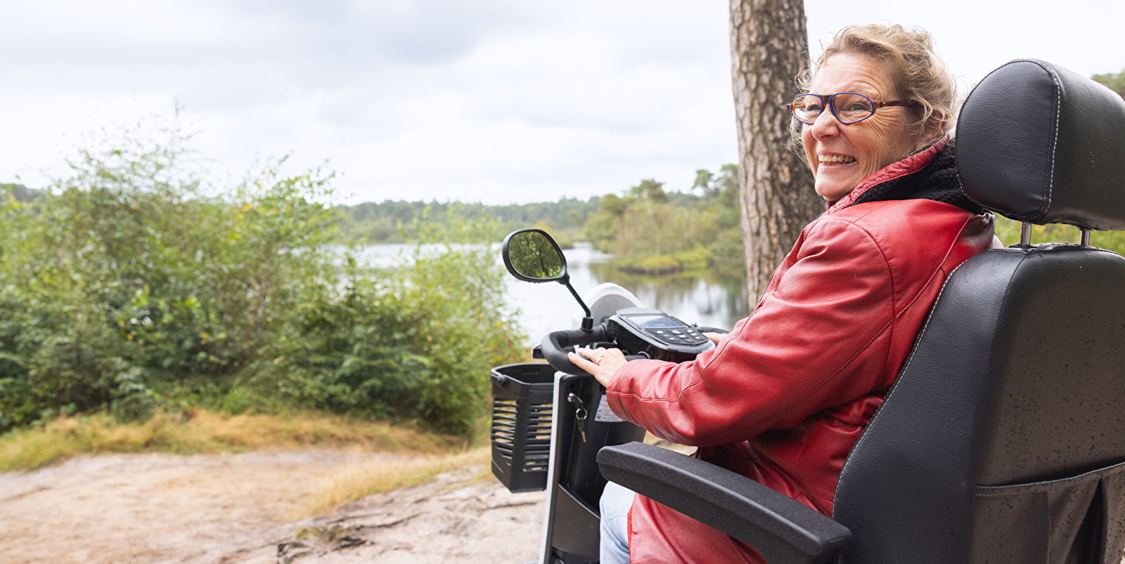 Lekker buiten met de scootmobiel