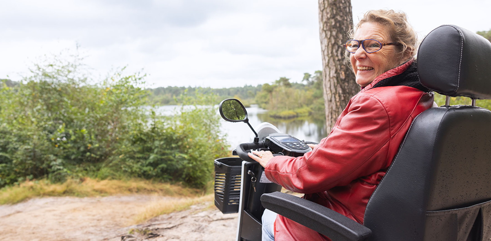 Lekker buiten met de scootmobiel