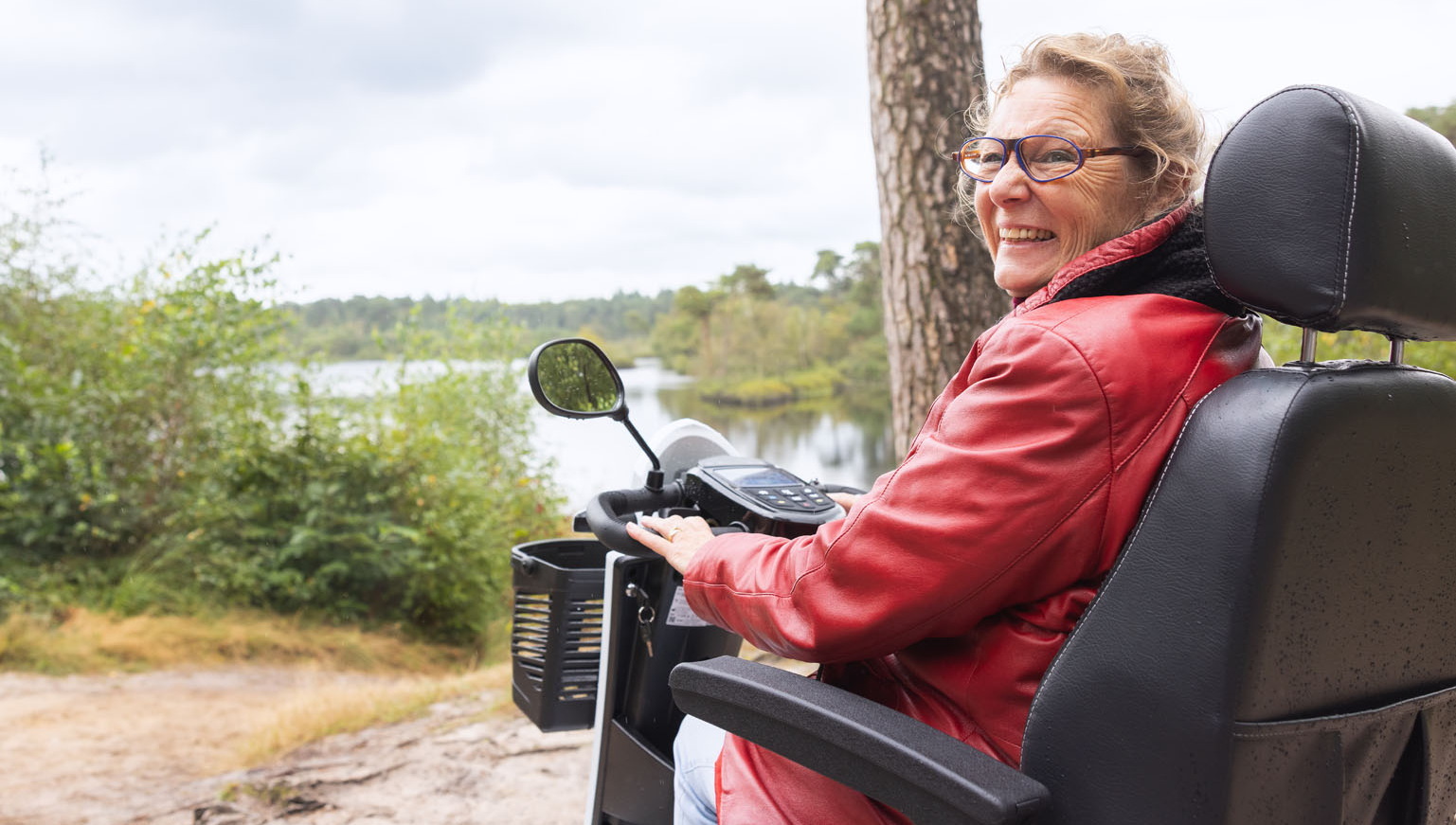 Lekker buiten met de scootmobiel