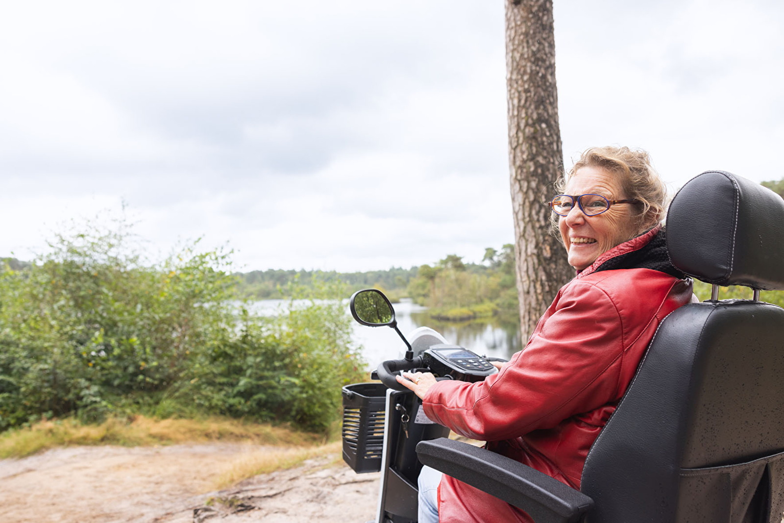 Lekker buiten met de scootmobiel