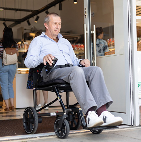 ultralichte opvouwbare rolstoel